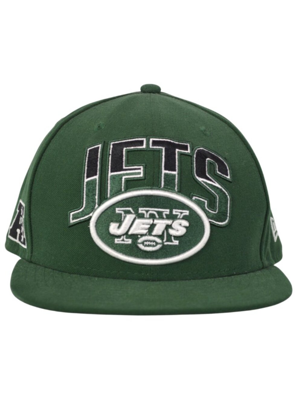 NEW ERA New York Jets Hat 59FIFTY Size 7 1/2 NFL On Field Fitted Circle Logo Cap